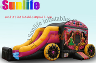 Safty Princess Theme Commercial Inflatable Bouncy Slide with Anti-UV