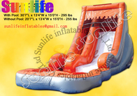 inflatable water pool slide