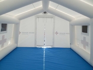 inflatable air tight 0.6 mm pvc tarpaulin outdoor emergency medical tent