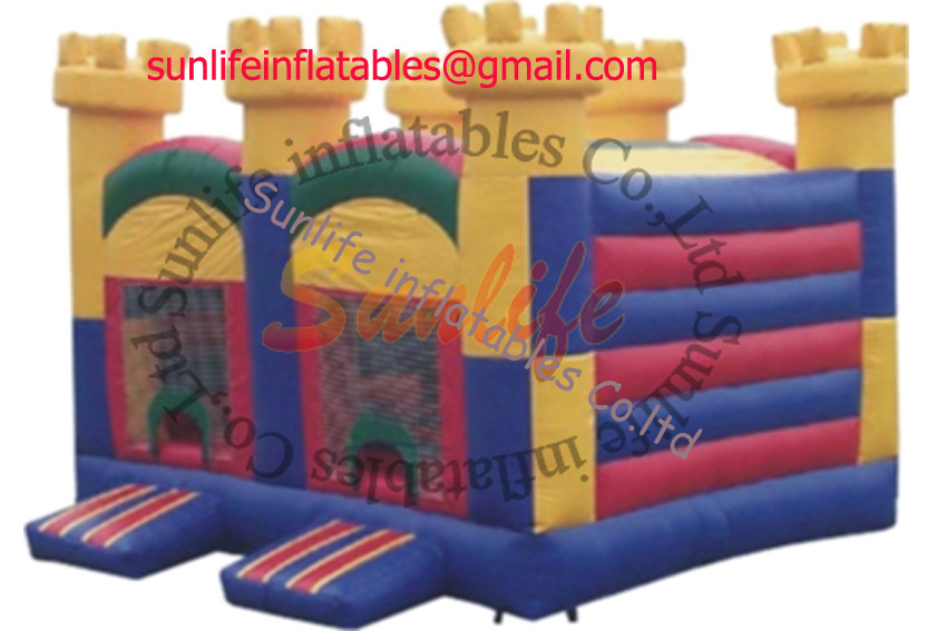inflatable 0.55mm pvc tarpaulin jumping castle BO086