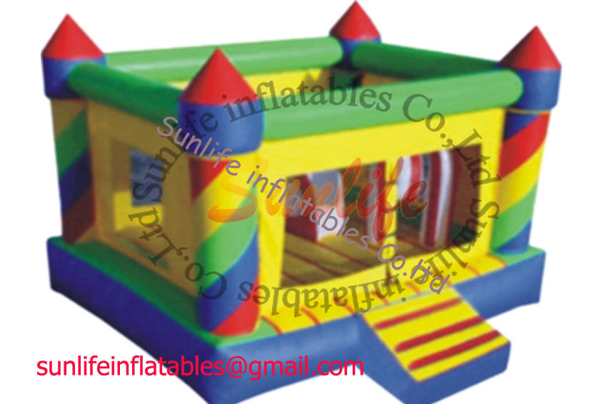 inflatable 0.55mm pvc tarpaulin jumping castle BO079