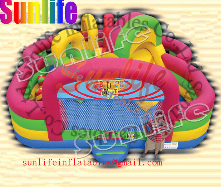 hot sell inflatable jumper slide combo COM039