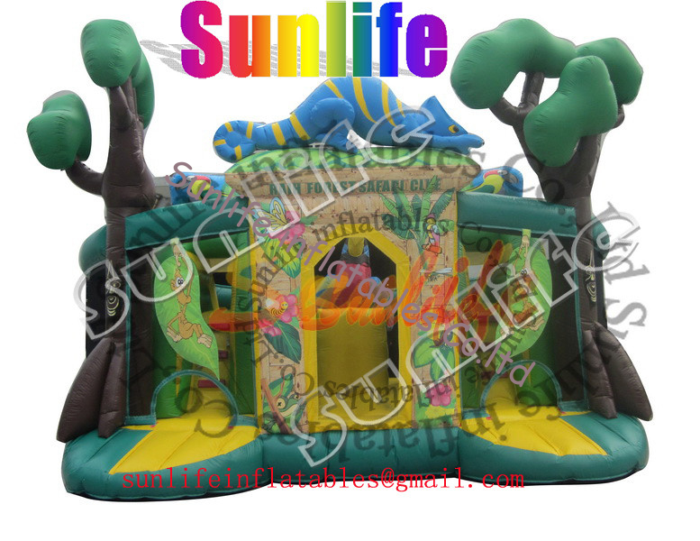 hot sell inflatable jumper slide combo com074