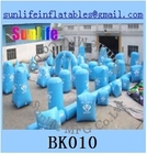 Rent Commercial Inflatable Paintball Bunkers , Blow Up Paintball Bunkers EN14960