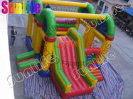 Outdoor Inflatable Combo With Bouncy Slides And Climbing With CE / UL Blower