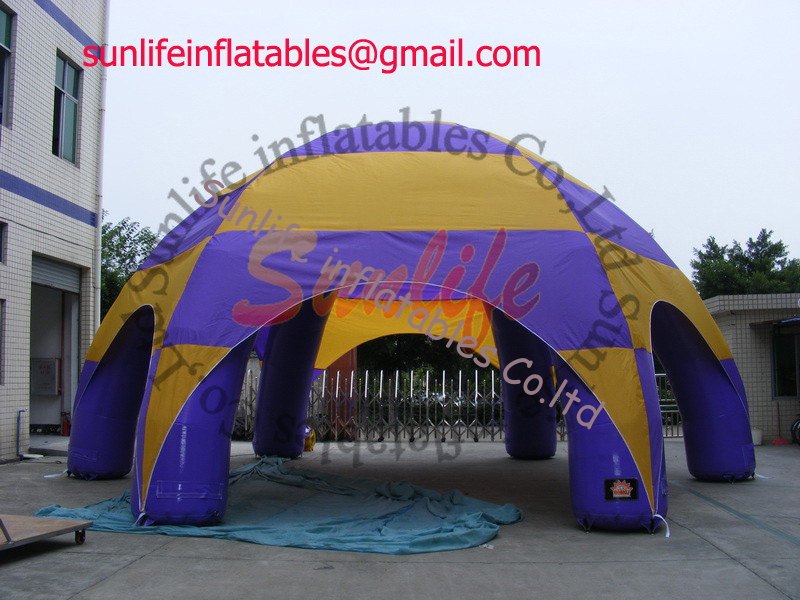 inflatable air constant pvc outdoor spider 8 foots show event tent