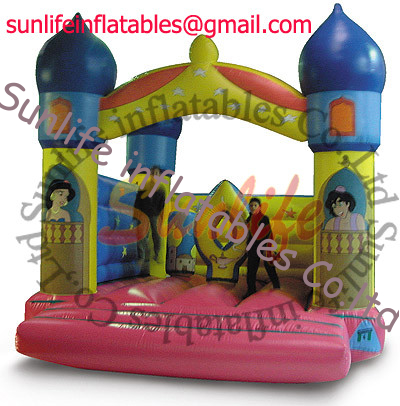 inflatable 0.55mm pvc tarpaulin jumping castle BO083