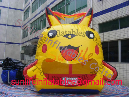 inflatable cartoon ball pool bouncer castle BO131