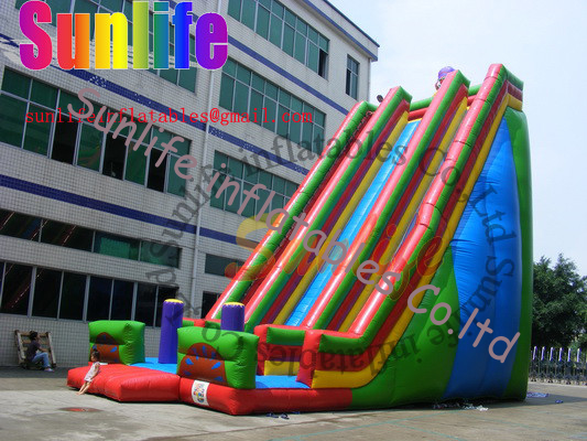 Customized Colourful Inflatable Bouncy Slide For Garden Bouncy Castle