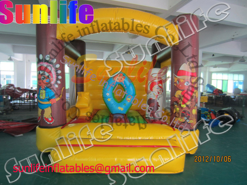 Mini Inflatable Bouncy Castle For Indian Theme / Jumper Castle Rental
