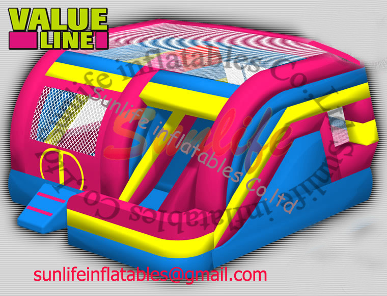 inflatable 0.55mm pvc tarpaulin jumping castle BO145