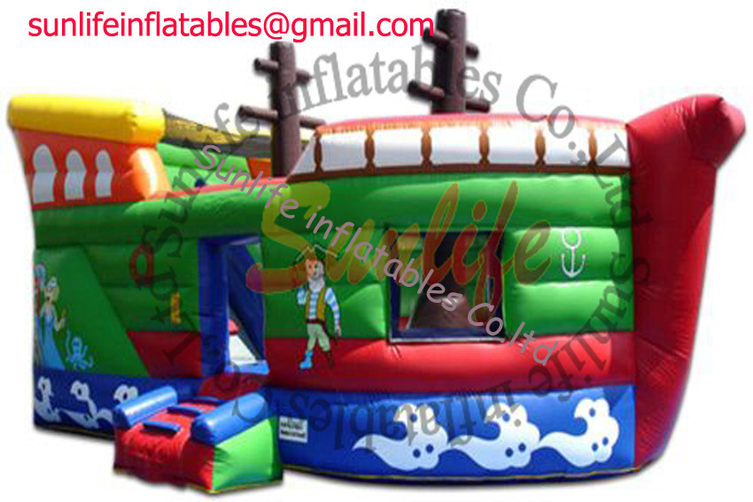 inflatable 0.55mm pvc tarpaulin jumping castle BO106