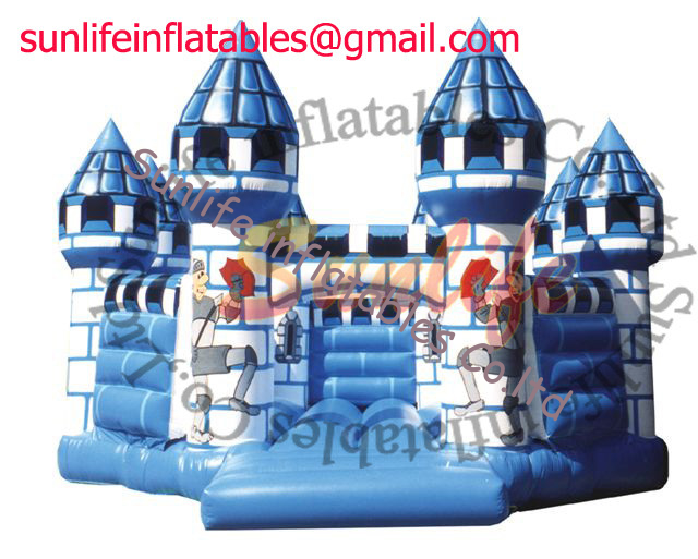 inflatable 0.55mm pvc tarpaulin jumping castle BO073