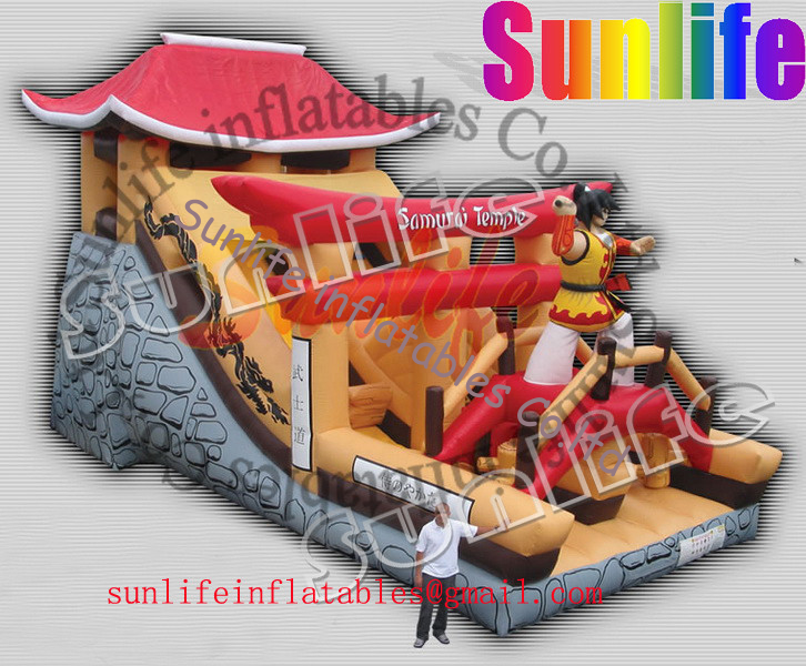 hot sell inflatable jumper slide combo com043