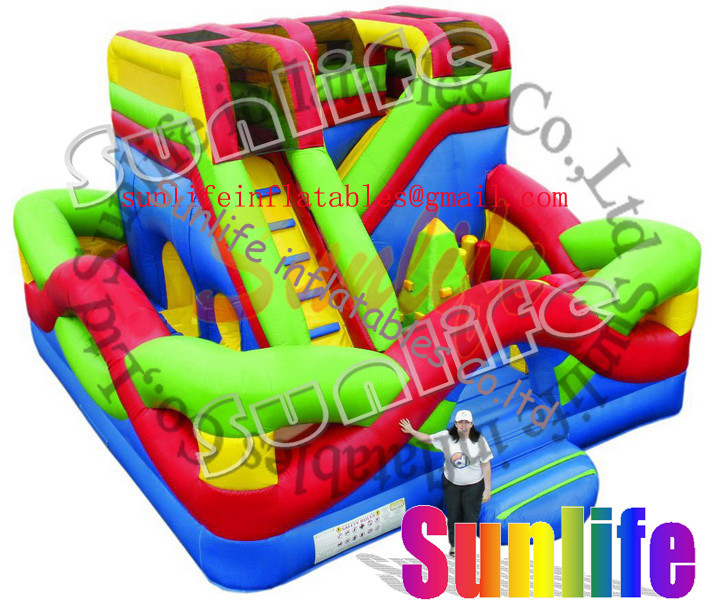 hot sell inflatable jumper slide combo com071