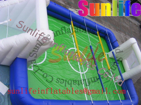 inflatable high quality world cup football field, human soccer field