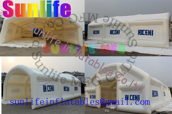 hot sell inflatable air tight 0.6mm pvc tarpaulin wedding party  outdoor tent