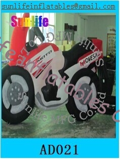 inflatable motorcycle for advertising