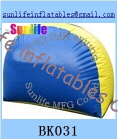 inflatable half round  paintball bunker Flexible combination