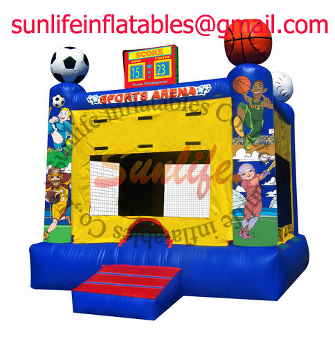 Sport arena Inflatable Bouncy Castle For Children With UL/CE EN15649