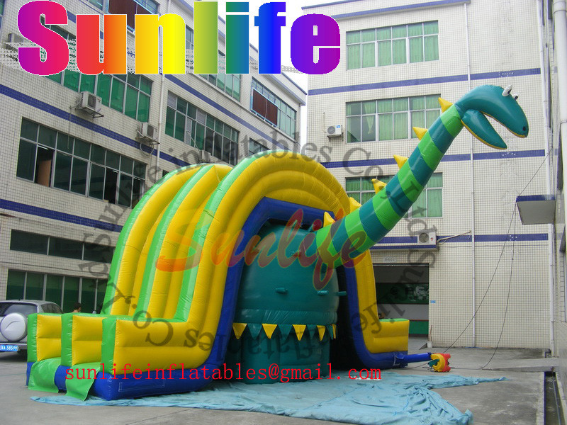 hot sell inflatable Dinosaur jumper slide combo